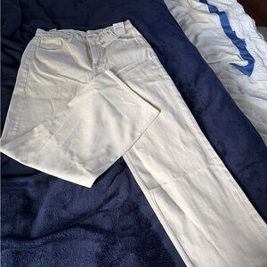 Good American Baggy Jeans cloud white wide leg amazing..